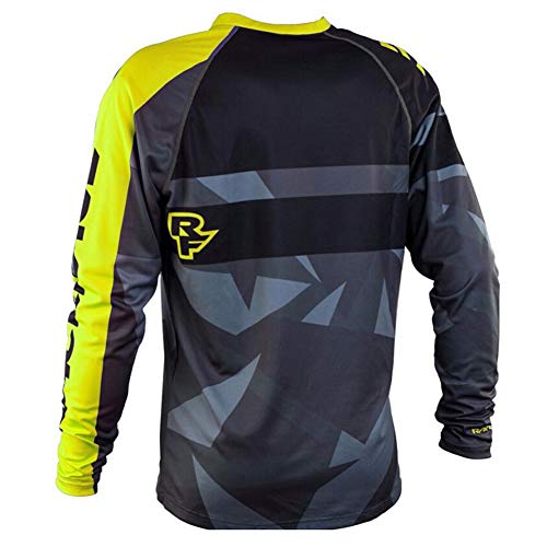 D-SYANA8 Camiseta de Bicicleta Moto Motocross MTB Jersey Ciclismo Manga Larga Deporte al Aire Libre para Gimnasio Entrenamiento Correr Unisex Fluorescent Green L