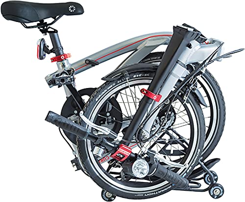 Dahon Curl I4 Bicicleta Plegable, Unisex Adulto, Plateado, 16" (40,64 cm)