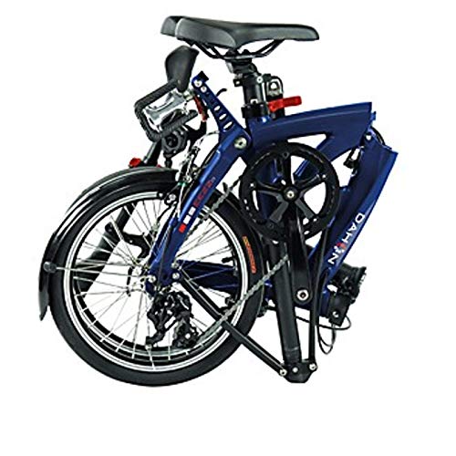 Dahon Faltrad EEZZ D3 3 Gang Dunkelblau 16 Zoll Klapp Fahrrad Dunkelblau Kettenschaltung Faltbar, 942034