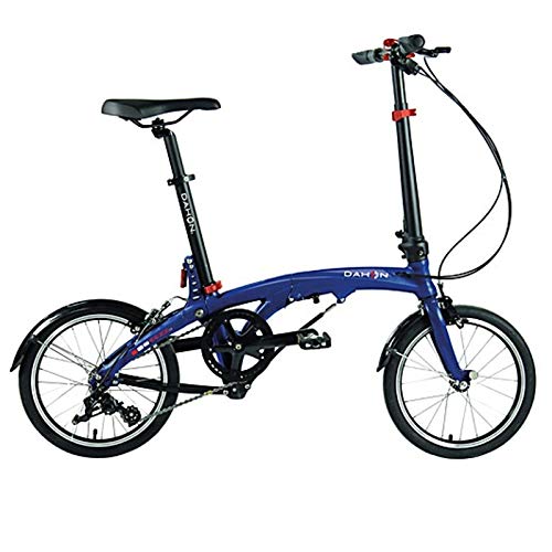 Dahon Faltrad EEZZ D3 3 Gang Dunkelblau 16 Zoll Klapp Fahrrad Dunkelblau Kettenschaltung Faltbar, 942034