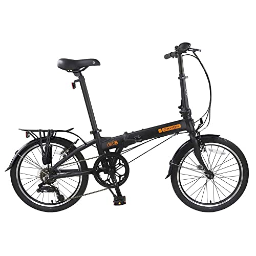 Dahon Hit Bicicleta Plegable, Deportes,Ciclismo, Negro, L: 450 mm Ll: 369 mm