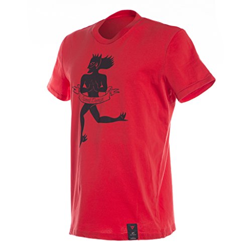 Dainese 1896753_002_S Camiseta para Adultos, Rojo, Talla S