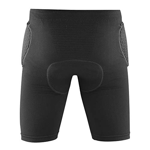 Dainese Trailknit Pro Armor Shorts Pantalones de MTB, Hombre, Negro, XS/S