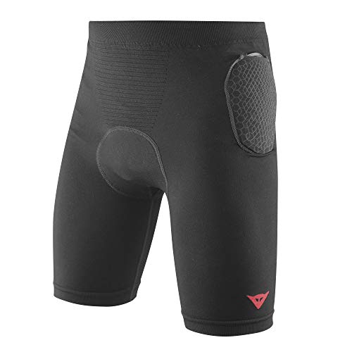 Dainese Trailknit Pro Armor Shorts Pantalones de MTB, Hombre, Negro, XS/S