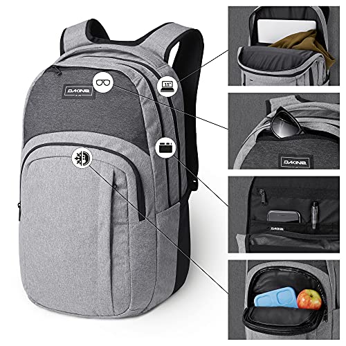 Dakine Mochila Campus L grande, 33 litros, mochila resistente con compartimento para el portátil y respaldo acolchado - Mochila para la escuela, la oficina, la universidad y salidas de un solo día