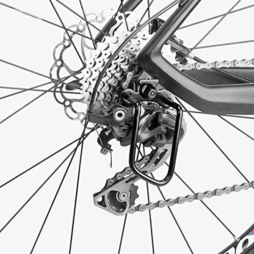 dancepandas Desviador Trasero Bicicleta 6PCS Desviador Cadena Protector de Cadena de Bici Negro Accesorios de Ciclismo al Aire Libre para Ciclismo