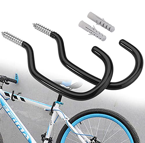 Dancepandas Ganchos para Bicicletas 10PCS Ganchos para Colgar Bicicletas en Pared Soporte Bicicletas Pared Ganchos de Garaje para Colgar(Capacidad de Carga 60 lbs / 25 kg)