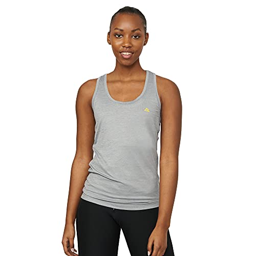 DANISH ENDURANCE Camiseta Deportiva Sin Mangas Mujer (Gris Mélange, Small)