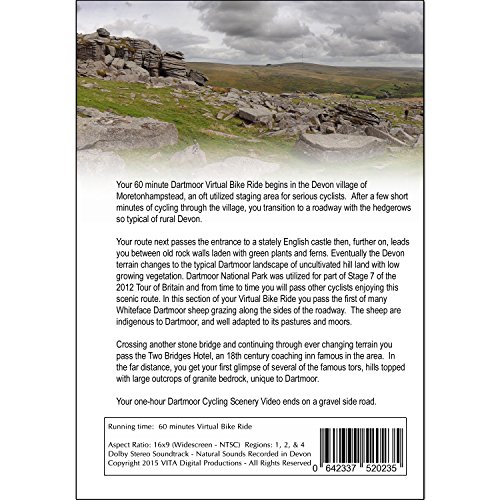 Dartmoor England Virtual Bike Ride Scenery DVD