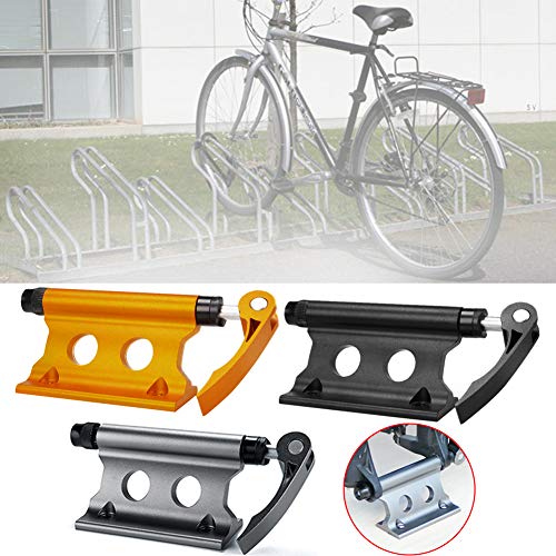 DASNTERED Portabicicletas de horquilla de bicicleta de montaña con cierre rápido, portabicicletas portátil de aleación de aluminio