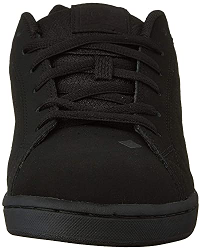 DC Net M - Zapatillas de deporte de cuero nobuck para hombre, Negro, 52 EU