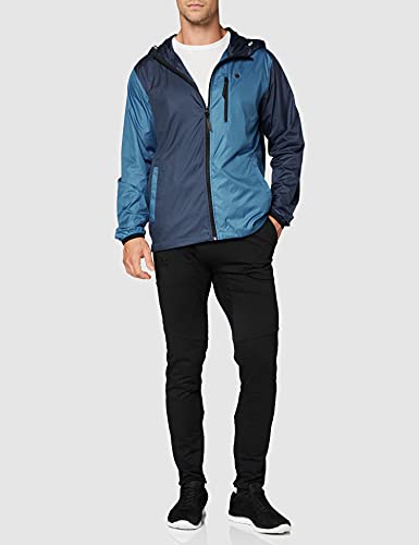 DC Shoes Dagup Block - Chaqueta Corta-Viento Resistente Al Agua Para Hombre Chaqueta Corta-Viento Resistente Al Agua, Hombre, black iris, M