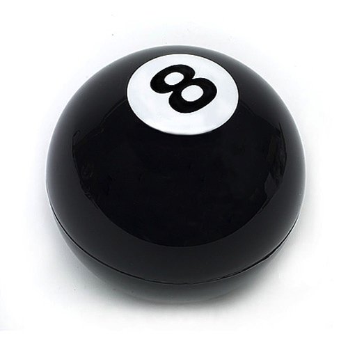 Decisión Magic Ball (bola 8). En caja de regalo idea, gran regalo