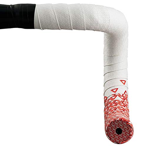 Deda Elementi Loop Cinta para Manillar, Unisex, Blanco y Rojo