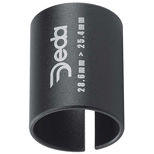 Deda Elementi Stem Sleeve Adaptor Adaptador de Manguito de vástago, Unisex, Negro, 1" to 1 1/8th