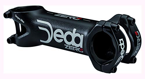 Deda Elementi Zero2 Stem/Attacco, 130 mm, Black Finish, Alloy 2014, 83 °, MY19 potences Unisex, negro