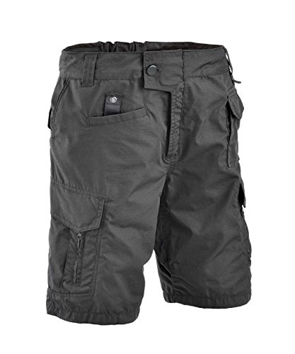 Defcon 5 Pantalones cortos tácticos Advanced Tactical Short Pant, negro, pantalones cortos tácticos de Rip Stop D5-3438 Negro M