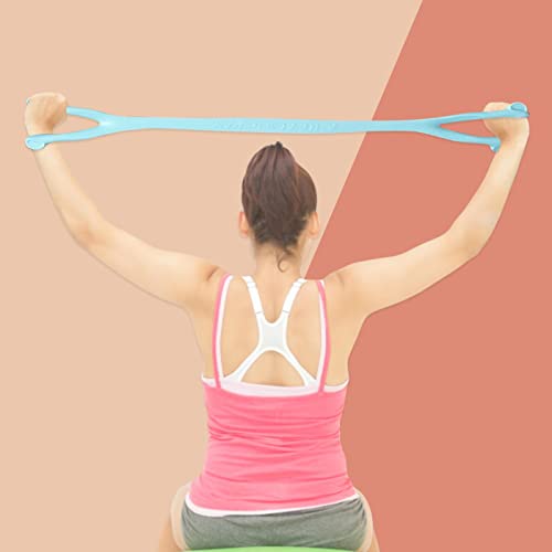 Defeat Figura 8 Banda de Resistencia - Bandas elásticas para Estiramiento de Hombros para Mujeres - Equipo de acondicionamiento físico para Entrenamiento de Fuerza de Brazos Entrenamiento