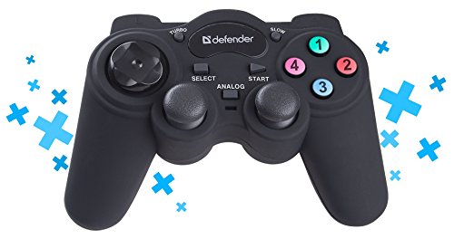 Defender Wired Gamepad Juego Racer Turbo RS3 USB-PS2 / 3, 12 Botones, 2 Palos