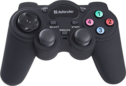 Defender Wired Gamepad Juego Racer Turbo RS3 USB-PS2 / 3, 12 Botones, 2 Palos