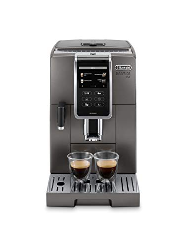 De'Longhi Perfetto Dinamica Plus, Máquina Automática de Café en Grano, Cappuccino, Espresso, ECAM370.95.T, Titanio