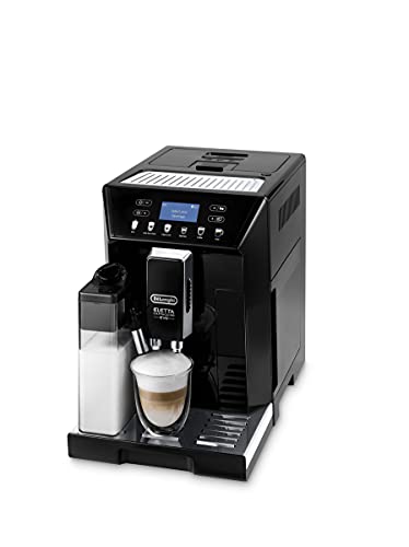 De'Longhi Perfetto Eletta Cappuccino, Máquina Automática de Café en Grano, Espresso, Cafetera, ECAM46.860.B, Negro