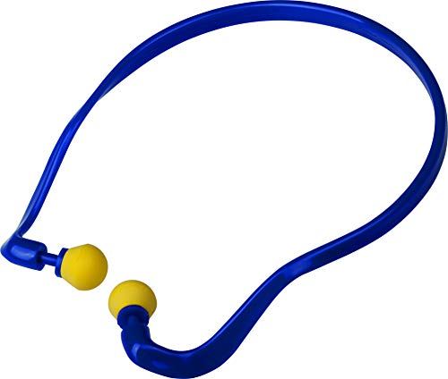 Delta Plus CONICMOVE01VE Bolsa con un par de tapones para los oídos con gancho para la oreja, Azul-Amarillo, Artículo sin tamaño, 1 pieza
