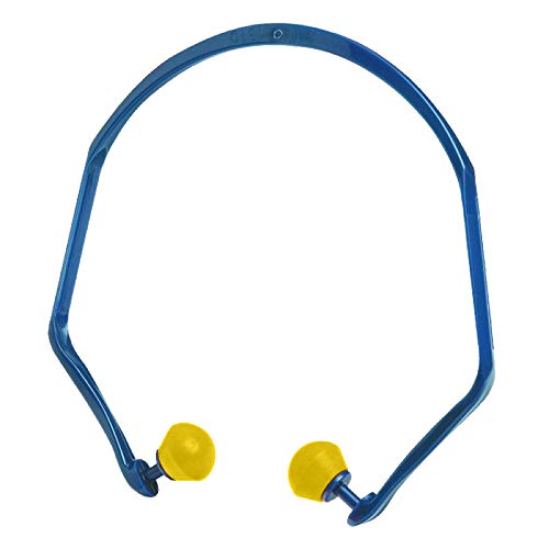 Delta Plus CONICMOVE01VE Bolsa con un par de tapones para los oídos con gancho para la oreja, Azul-Amarillo, Artículo sin tamaño, 1 pieza