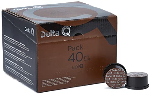 Delta Q - Pack XL epiQ 40 Cápsulas de Café - Intensidad muy Alta - 40 Cáp