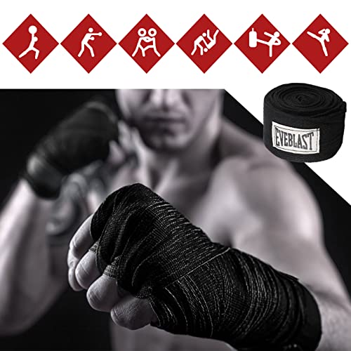 Demino 2 Rollos de algodón 3M Deportes de la Correa, Guantes de algodón elástico de la Correa de Boxeo Vendaje de Sanda Muay Thai Taekwondo Mano Wraps