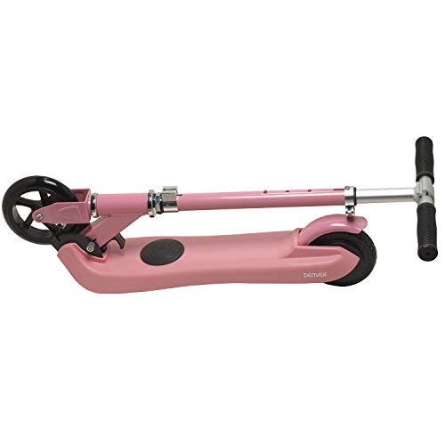 Denver SCK-5300 Pink Kickscooter para Niños con Motor Eléctrico, 100 W, Rosado