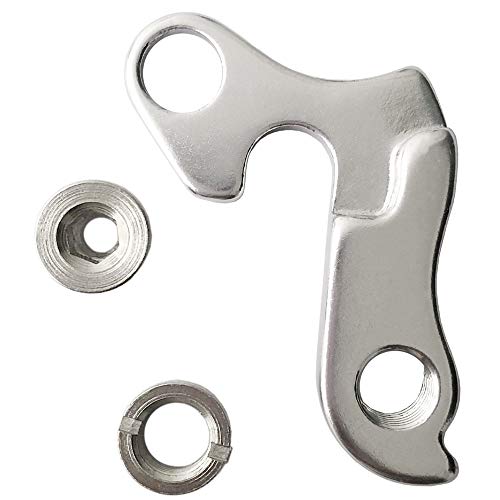 Derailleur Hanger - Juego de 2 Perchas para desviador de Bicicleta para Kona Fuji Stinky Dawg Coilair Coiler Howler Stab Fire Schwinn Orbea Trek Scott Univega HARO Ironhorse Giant Dahon con Pernos