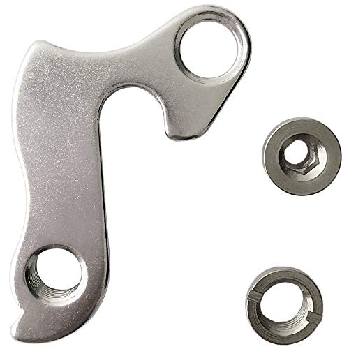 Derailleur Hanger - Juego de 2 Perchas para desviador de Bicicleta para Kona Fuji Stinky Dawg Coilair Coiler Howler Stab Fire Schwinn Orbea Trek Scott Univega HARO Ironhorse Giant Dahon con Pernos