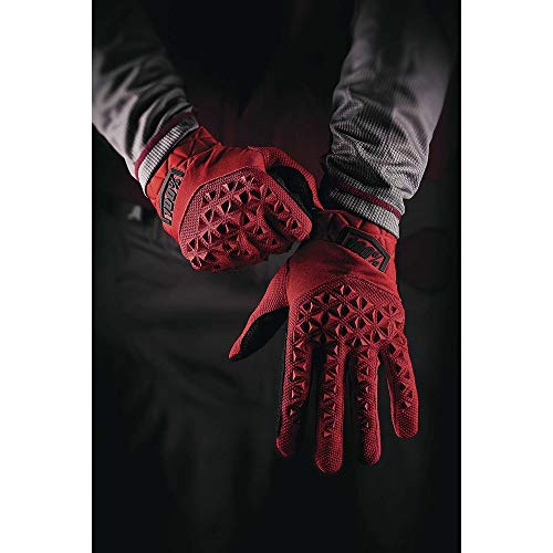 Desconocido 100% Airmatic Glove Guantes, Unisex Adulto, Red/Black, LG