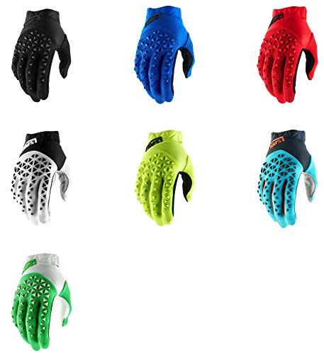 Desconocido 100% Airmatic Glove Guantes, Unisex Adulto, Red/Black, LG