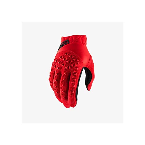 Desconocido 100% Airmatic Glove Guantes, Unisex Adulto, Red/Black, LG