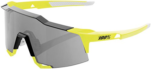 Desconocido 100% SpeedCraft - Gafas unisex para adulto, color amarillo neón
