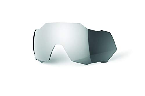 Desconocido 100% Speedtrap Gafas de ciclismo unisex para adulto, espejo deportivo, color plateado