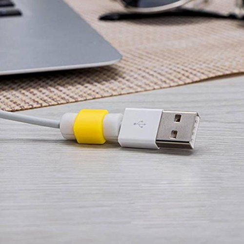 Desconocido 10x Cubiertas Protectores de Cable Ahorro de Cargador USB para iPhone iPad Charger Cord