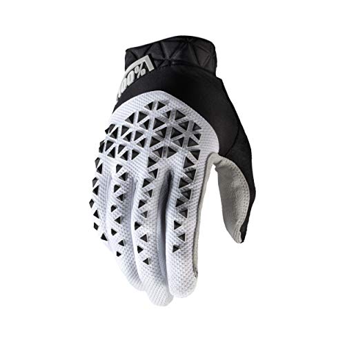 Desconocido Guantes geométricos 100% Unisex, Color Blanco, pequeño