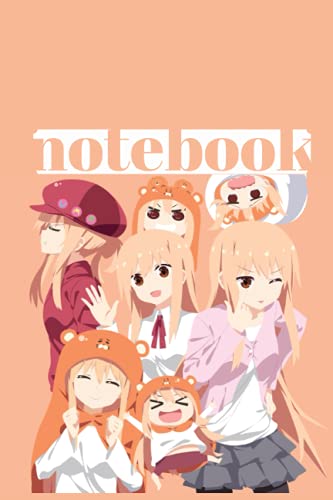 Designed Anime Notebook | 100 pages | 6x9 inch | Lined Paper | College Ruled: Umaru Chan