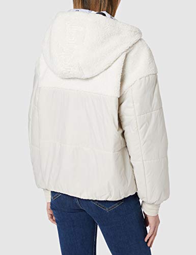 Desigual Padded_Whitehall Road Chaqueta, Blanco, XXL para Mujer