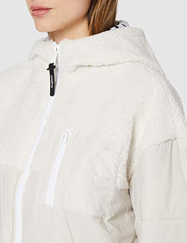 Desigual Padded_Whitehall Road Chaqueta, Blanco, XXL para Mujer