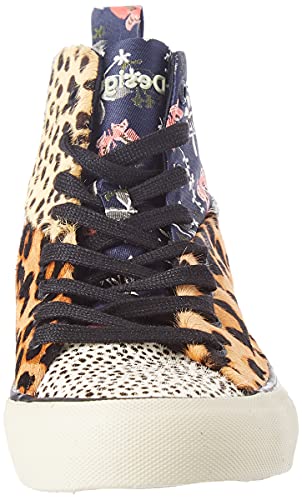 Desigual Shoes_Beta_Animal, Zapatillas Mujer, marrón, 40 EU