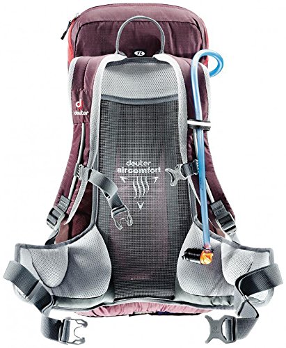 Deuter AC Lite 14 SL Mochila, Unisex Adulto, Rojo (Aubergine/Magenta), 24x36x45 cm (W x H x L)