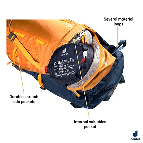 Deuter Fox 30 Mochila de Trekking para niños, Unisex Kids, Mango-Midnight, 30 L