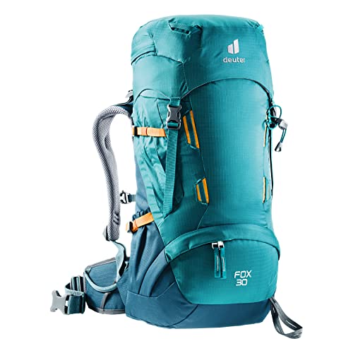 Deuter Fox 30 Mochila de Trekking para niños, Unisex Kids, Petrol-Arctic, 30 L