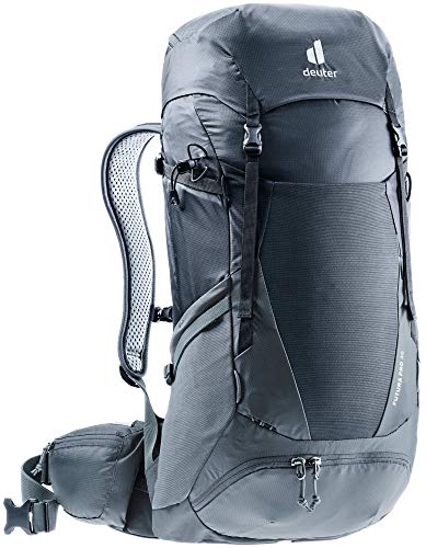 Deuter Futura Pro 36 Mochila de Senderismo, Unisex, Black-Graphite, 36 L