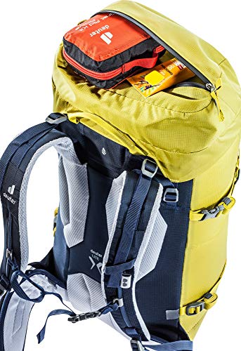 Deuter Guide Lite SL Mochila Alpina, Women's, greencurry-Navy, 28+6 L