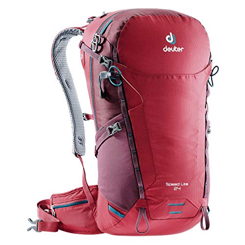 Deuter Speed ​​Lite 24 por Mochila Terkking, Unisex Adulto, Arándano-Maron, Talla única